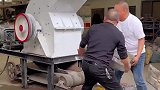 石头破碎机，建筑垃圾瞬间粉碎成沙