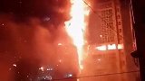 韩国当地时间10月8日深夜，韩国东南部蔚山市一栋33层建筑发生火灾，已致至少88人受伤。