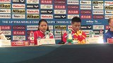 杨健林珊混合团体赛后采访：仅配合一周从容夺冠