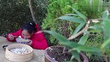 胖妹用腊肠做烧卖，光尝咸淡就吃1笼，简直太好吃了