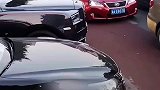 豪车强行上路，碰上硬茬子