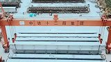 桥梁工程高速发展，T梁流水线作业！
