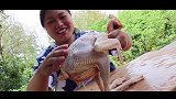 胖妹做特色家乡菜，大铁锅吃才够味，汤鲜味美，奶奶这次差点吃撑