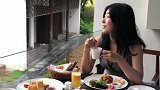 烟雨中，我等你一起吃早餐