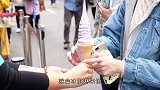 大街上最嚣张冰淇淋店！想吃多少靠本事决定，厉害的能吃1米长