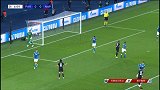 内马尔中路灵巧1v4分球 卡瓦尼插上凌空爆射打飞