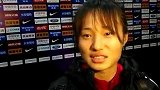 金坤：代表国家队进球感觉很棒 新年愿望是中国女足发展得更好