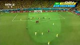 世界杯-14年-淘汰赛-1/4决赛-巴西队大卫路易斯高质量任意球直接破门-花絮