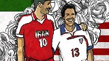 美伊体坛三大球经典战！伊朗在美国头上夺世界杯正赛“第一滴血”