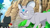精灵宝可梦日月：猫老大真让人讨厌，皮卡丘十万伏特真让人舒心啊
