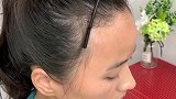 怪不得现在城里小姐姐都不用梳子了，这个碎发神器真是太好用了碎发神器