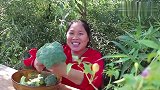 天凉了要多吃这菜，胖妹1人吃1笼，吃起来鲜嫩可口！
