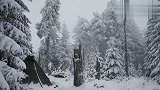 大雪刨天野外露营，不一样的露营体验