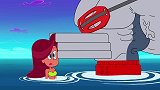 动画鲨鱼哥：救生员鲨鱼哥上线，他的救生方式果然不一样