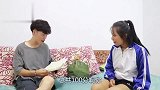 哥哥问妹妹考试成绩，妹妹却和哥哥讨价还价，人才啊