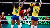 世联赛中国女排3-2击溃巴西终结4连败 4胜5负暂列第十