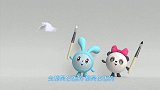 瑞奇宝宝：宝宝们用画笔认识了黑白，真是聪明，大家快来看