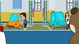 可可小爱：男子在修理汽车，非常专心，这就是优点
