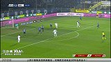 米兰边路突进低平球传中 皮亚特克抢点扫射但越位在先