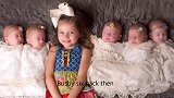 6个孩子的母亲用视频记录五胞胎的成长历程