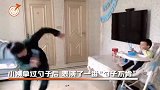 戏精小姨太可爱！小姨被宝宝要求喂饭现场表演“勺子不干”