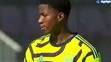 太逆天！阿森纳15岁小将Obi对阵利物浦U16单场10球集锦