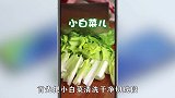 你知道川菜小白菜怎么炒吗，简单几步，隔壁小孩都馋哭了