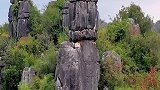 贵州大山里的奇石，像宝塔一样把生活拍成电影