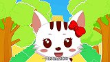 兔小贝经典儿歌《小花猫》小花猫真美丽，一天都会笑眯眯眯