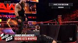 WWE-17年-RAW第1250期：单打赛安布罗斯VS布雷怀特-全场