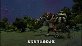 猪猪侠变身为铁拳虎，操纵金属把怪兽困住，却被超人强抢了功劳