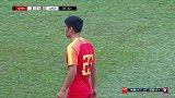 杨立瑜左路传中找高点 单欢欢甩头攻门可惜太正