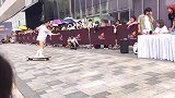 我们市的长板第一名竟然是位妹子，没想到技术不错，身材也好！