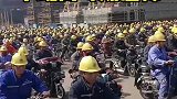 你没看错就这下班的高峰期
