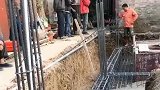 村长盖房有多豪横看到地基水泥的那一刻，果然大户人家！