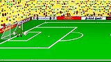 世界杯-14年-笑喷了！动画恶搞罗本奔袭 变身阿甘撞飞球门-新闻