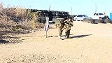 户外靶场射击多种步枪与手枪，光看外形你能认出枪名吗？