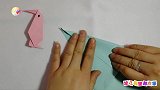 手把手带你一起玩转幼儿园亲子手工折纸DIY-啄木鸟