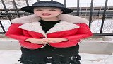 红色上衣大姐，美丽大方