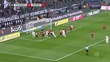 第3分钟门兴格拉德巴赫球员马库斯·图拉姆进球 门兴格拉德巴赫1-0弗赖堡
