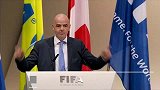 足球-16年-语言天才因凡蒂诺当选国际足联主席-新闻