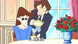 蜡笔小新：妮妮从棺材出来，吓坏了小新和正南