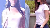 同样的牛仔裤美女，你更喜欢哪一个？三吉彩花 李承利 nancy李承利 微胖女神 大长腿 性感
