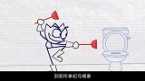 搞笑铅笔人：马桶铅笔人智斗大怪物，赢得小美芳心，结局太感人了