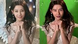 你们要的换脸迪丽热巴 对比版花絮来啦，这次有没有比较像 ？