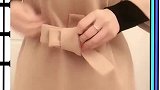 衣服上的蝴蝶结系法原来这么简单