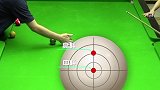 台球 斯诺克 能熟练的运用这九个点位，走位够用了