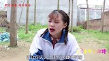 来福想玩跷跷板，甜甜在家自制一个跷跷板