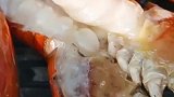 Plus版的罗氏沼虾，烤出来的肉质跟凝脂一般，看着都食欲大增