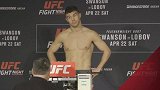 UFC-17年-格斗之夜108主赛选手赛前称重仪式亮相时刻-花絮